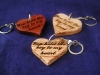 Heart keyring