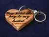Heart keyring